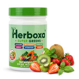 Herboxa SUPER GREENS Jahoda & kiwi, 300 g