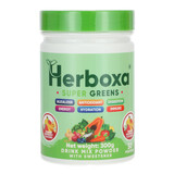 Herboxa SUPER GREENS Banán & malina, 300 g
