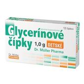 Dr. Müller Glycerinové čípky dětské, 12x 1 g