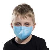 Dětský respirátor FFP2 bez výdechového ventilu, modrý