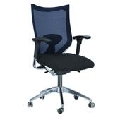 Ergonomická židle Office, modrá