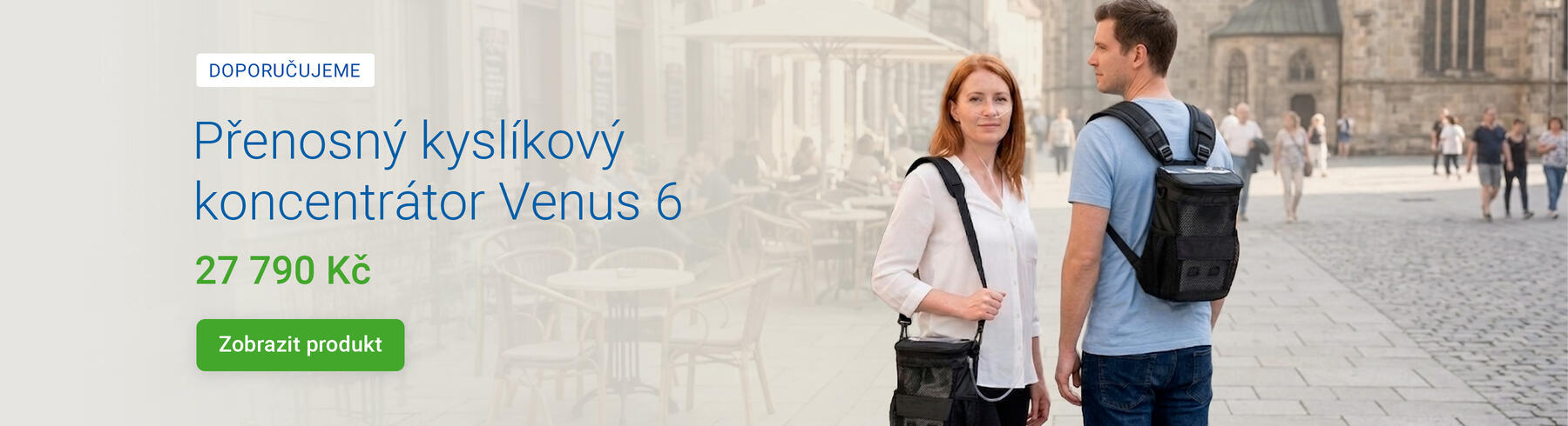 Přenosný kyslíkový koncentrátor Venus 6