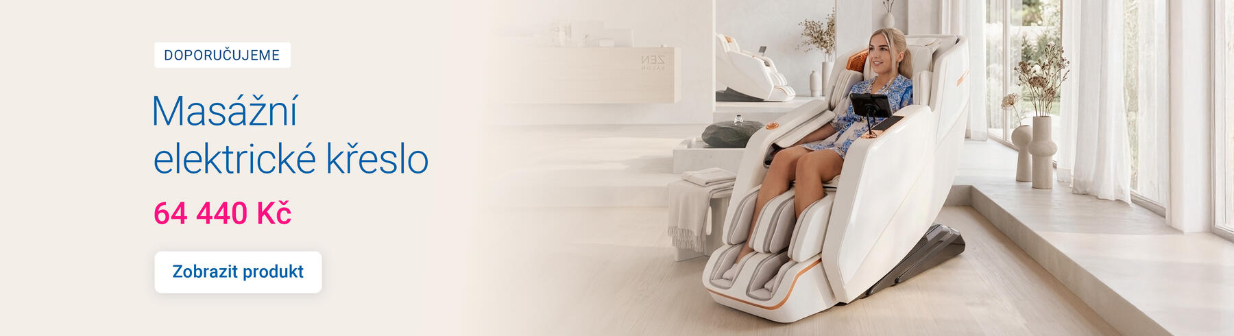 Masážní elektrické křeslo Prestige 3D MASSAGER