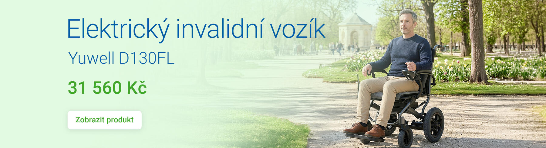 Elektrický invalidní vozík Yuwell D130FL