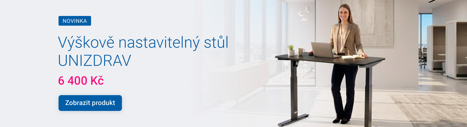 Výškově nastavitelný stůl UNIZDRAV