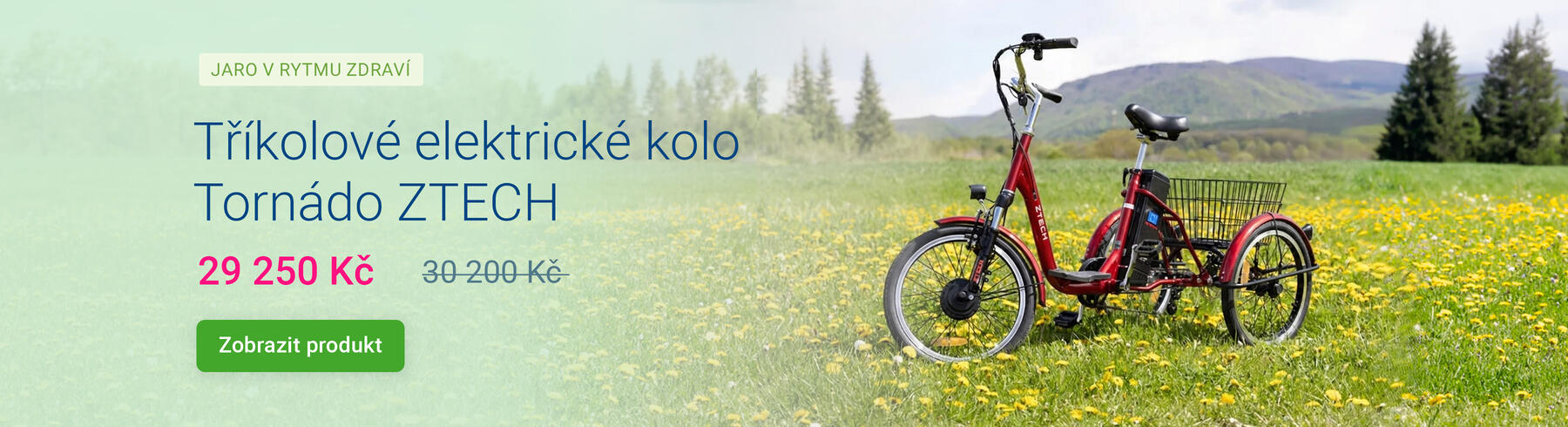 Tříkolové e.kolo Tornádo ZTECH