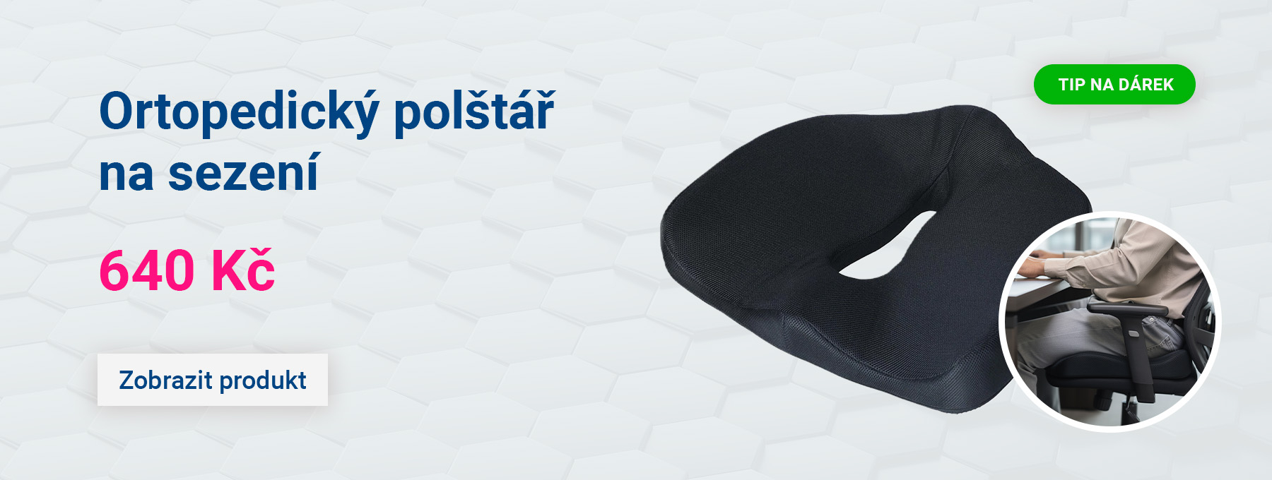 Ortopedický polštář na sezení