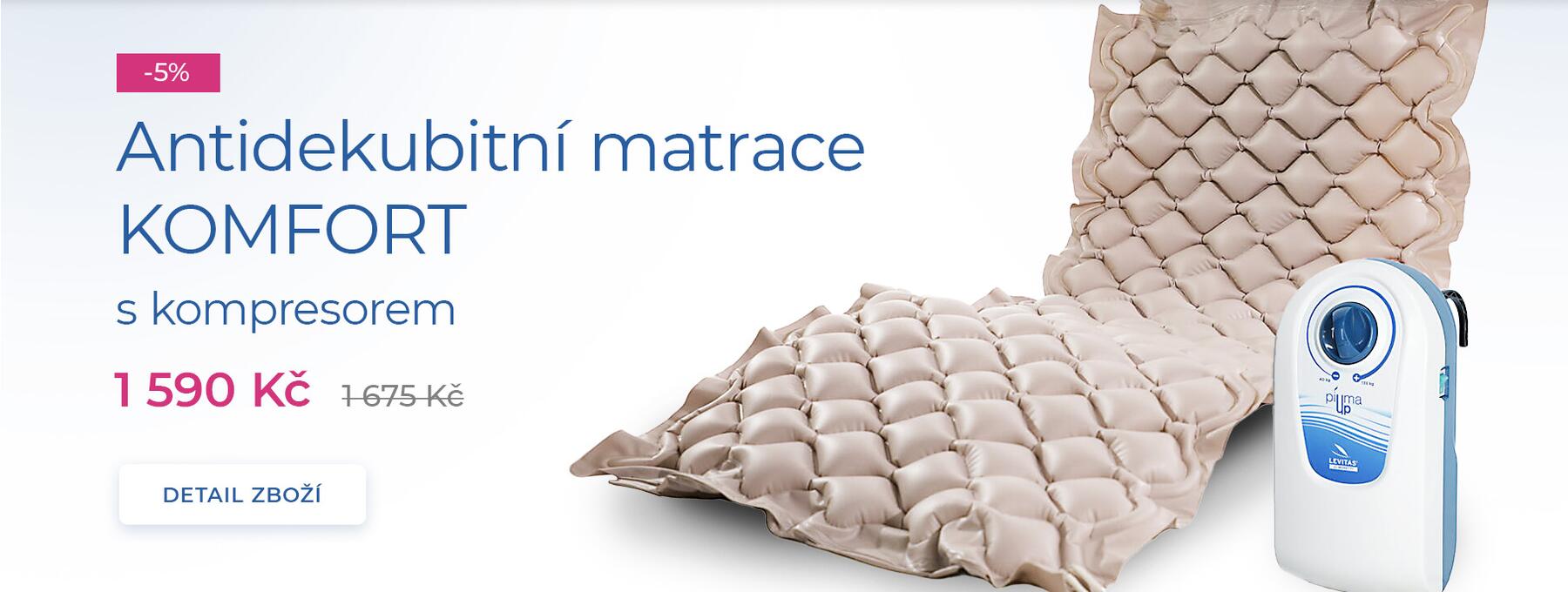 Antidekubitní matrace s kompresorem KOMFORT
