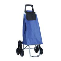 Nákupní taška na kolečkách, modrá