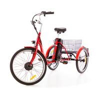 Tříkolové elektrické kolo Tornádo ZTECH, červené