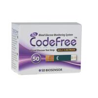 Testovací proužky ke glukometru SD CodeFree, 50 ks