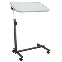 Lůžkový stolek k posteli bělosivý