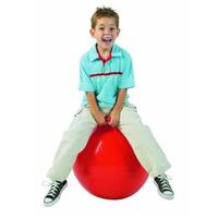Dětský gymnastický míč s úchytem – červený, 45 cm