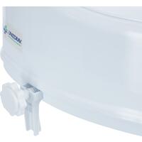 Zvyšovač WC s příklopem, 15 cm