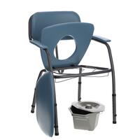 Toaletní židle s širším sedem