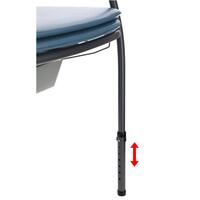 Toaletní židle s širším sedem