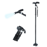 Skládací hůl s osvětlením UNIZDRAV