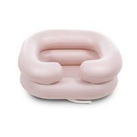 Gumové umyvadlo na vlasy s přenosnou sprchou