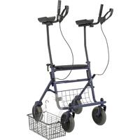 Pojízdné chodítko s prodlouženými loketními opěrkami