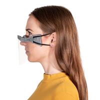 Ochranný pološtít s gumičkou, 1 ks