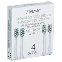 Náhradní hlavice na zubní kartáček VITAMMY SYMPHONY, 4 ks