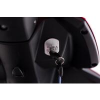 Elektrický tříkolový skútr CHAMPION pro seniory a imobilní - výkonný 1000W motor, červený