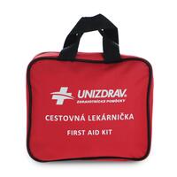 Cestovní lékárnička s 220 ks zdravotnického materiálu a pomůcek