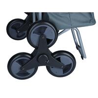 Nákupní taška na kolečkách, modrá