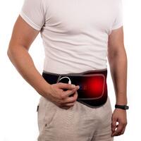 Vyhřívací USB pás na kříže a podbřišek 2v1 bez powerbanky – grafénová technologie