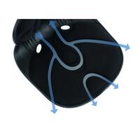 Ergonomická opěrka pro správné držení těla Curble Chair Comfy, černá