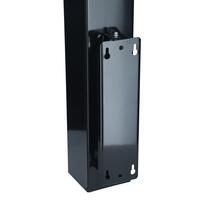 Germicidní zářič UNIZDRAV s displejem uzavřený nástěnný – černé provedení