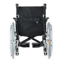 Invalidní vozík odlehčený s brzdami pro doprovod