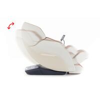 Masážní elektrické křeslo RelaxPro 3D MASSAGER, bílo-hnědé