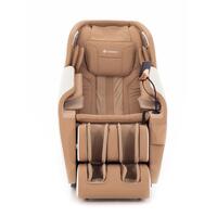 Masážní elektrické křeslo RelaxPro 3D MASSAGER, bílo-hnědé