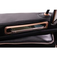 Masážní elektrické křeslo LUX 4D MASSAGER, černozlaté