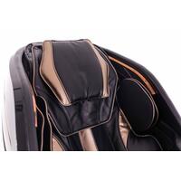 Masážní elektrické křeslo LUX 4D MASSAGER, černozlaté