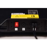 Masážní elektrické křeslo LUX 4D MASSAGER, černozlaté