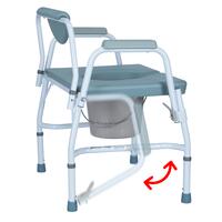 Toaletní křeslo nepojízdné s vyšší nosností do 290kg