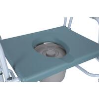 Toaletní křeslo nepojízdné s vyšší nosností do 290kg