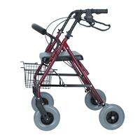 Odlehčené pojízdné chodítko UNIZDRAV, stříbrné