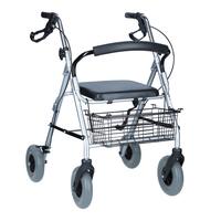 Odlehčené pojízdné chodítko UNIZDRAV, stříbrné