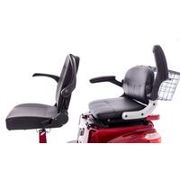 Elektrický tříkolový skútr CHAMPION DUO pro seniory a imobilní - výkonný 1000W motor