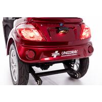 Elektrický tříkolový skútr CHAMPION DUO pro seniory a imobilní - výkonný 1000W motor