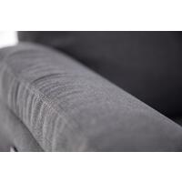 Relaxační polohovací křeslo COMFORT, antracitová látka