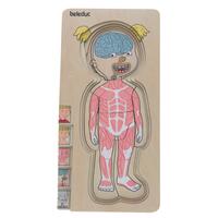 Edukační puzzle Hádanka těla Dívka od Beleduc