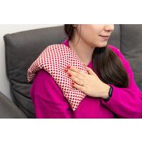 Hřejivý termo polštář UNIZDRAV Levandule Srdce