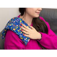 Hřejivý termo polštář UNIZDRAV Levandule Modrý