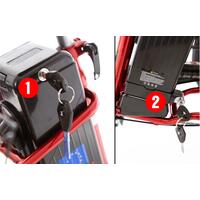 Tříkolové elektrické kolo Tornádo ZTECH, červené