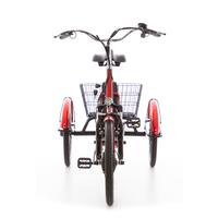 Tříkolové elektrické kolo Tornádo ZTECH, červené