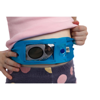 Dia pás na inzulínovou pumpu s okénkem, modrý